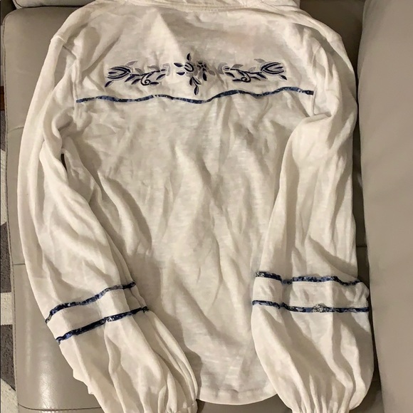 Free People Women’s white blouse - Picture 3 of 5